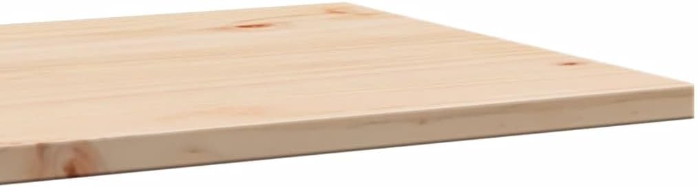 Replacement Dining Table Top, 50 x 50 x 1,7 cm, Square Coffee Tavolo, Tavolo da ristorante, uso commerciale, solido legno di pino, marrone, ideale per cenare Rooms and Cafes