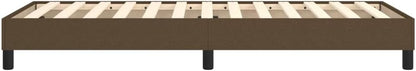 Lechnical Giroletto a Molle Marrone Scuro 90x200 cm in Tessuto,Mobili,Letti e Accessori,Letti e telai per Letti