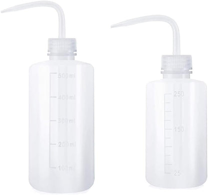 GYWHOOFT Squeeze Bottle, 2 Pcs Washing and Watering Bottle for Succulents, 250ml/500ml Water Squirt Irrigation Can, Plastic Plant Sprinkler