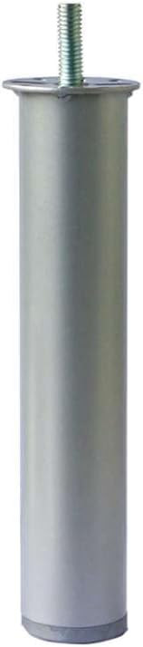 MOBILA Round Foot for Bed Bases in Grey Steel, None