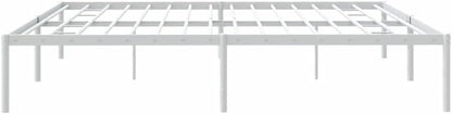 TALCUS Set di mobili - Struttura letto in metallo bianco 200x200 cm
