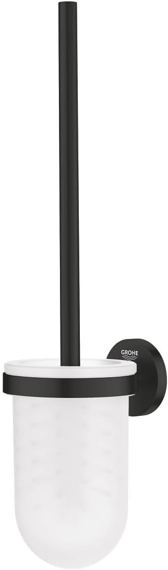 Grohe Essentials 1024682430 - Porta scopino per WC, colore: Nero opaco