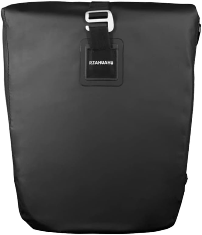 Waterproof Bike Rear Rack Bag 20L Bike Side Storage Bag Laptop Pannier Bag Bicycle Trunk Rear Seat Carrier Pack Shoulder Bag for Cycling Traveling Riding