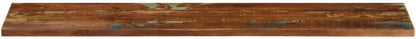 Recycled Solid Wood Rettangolare Tabletop 140 x 20 x 2,5 cm - Ideal for Desks & Dining Tables, Durable & Eco-Friendly Surface - 371017