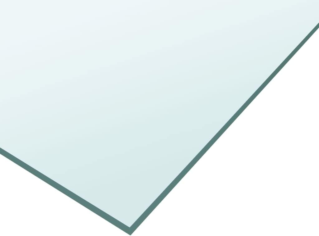 Tempered Glass Tabletop 50 x 100 cm - Clear Surface for Dining Tavoli, Coffee Tavoli, Garden Tables - High Durability, Safe & Long Lasting Design