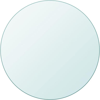 Table Top Tempered Glass Round 700mm Replacement Tabletop Accessory vidaXL