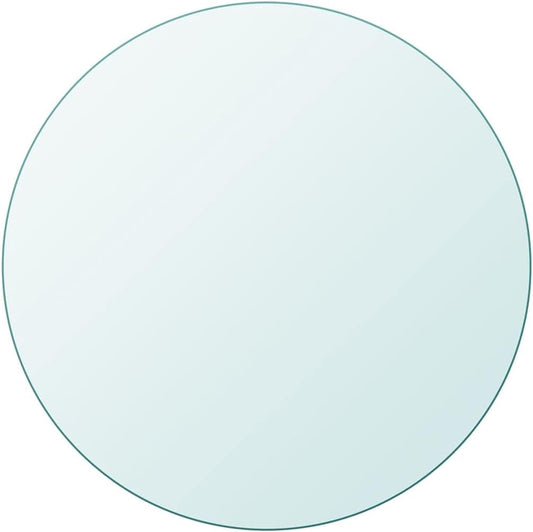 Table Top Tempered Glass Round 700mm Replacement Tabletop Accessory vidaXL