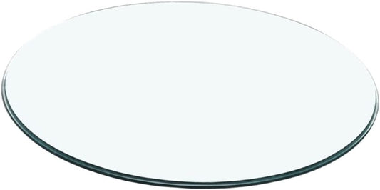 Glass Round Table Top Glass Table Top Circle Dining Table Transparent Tempered Glass Glass Tempered Glass Table Top