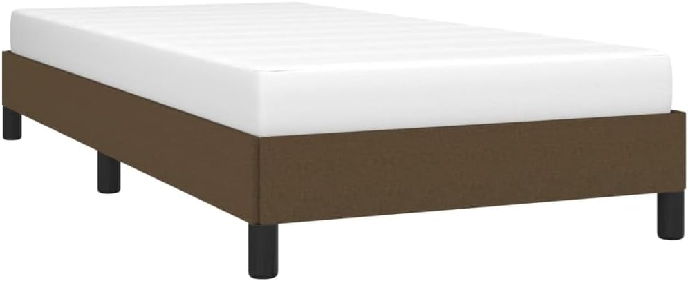 Lechnical Giroletto Marrone Scuro 90x200 cm in Tessuto,Mobili,Letti e Accessori,Letti e telai per Letti