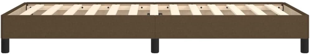 Lechnical Giroletto Marrone Scuro 90x200 cm in Tessuto,Mobili,Letti e Accessori,Letti e telai per Letti