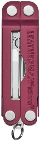 LEATHERMAN, Micra, Keychain Multi-Tool with Grooming Tools, Mini Pocketknife for Everyday Carry (EDC), Hobbies & Outdoors, Built in The USA, Black Cherry