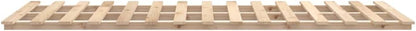 Solid Wood Pine Bed Frame - Queen Size Platform with Wooden Slats, Sturdy Low Profile Base, Fits 153x203 cm Mattress (Mattress Not Included), Modern Design