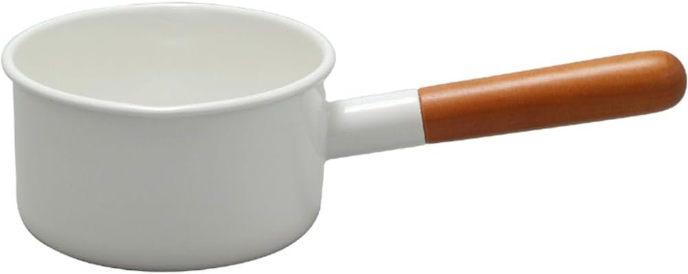 Made in Japan Noda Horo Pochika Milk Pan 12cm Enamelware