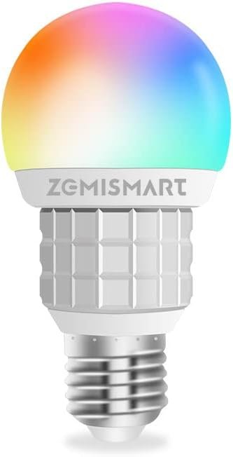 Smart Light Bulbs E27 7W RGBCW WiFi Light Bulb, Matter-Certified, Dimmable Led Light, 2.4GHz Only, Compatible with Alexa Google Home Homekit (1)