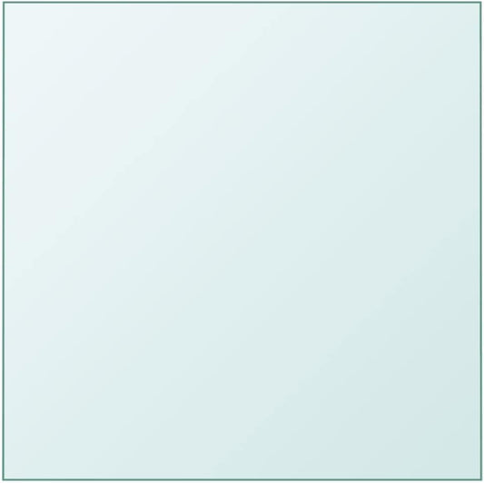30 x 30 cm Tempered Glass Tabletop - Clear Desktop Surface for Dining, Coffee & Garden Tables - High Durability, Safe & Long Lasting, Perfect for Home Decor