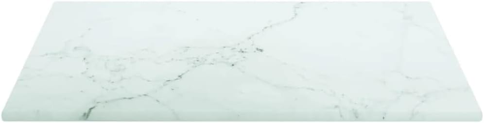 Marble Design Tempered Glass Tabletop 30 x 30 cm – Ideal for Dining, Coffee and Garden Tables – High Durability, Safe & Long Lasting Surface for Home Decor