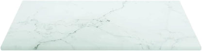 Marble Design Tempered Glass Tabletop 30 x 30 cm – Ideal for Dining, Coffee and Garden Tables – High Durability, Safe & Long Lasting Surface for Home Decor