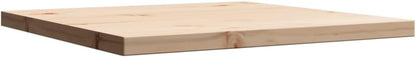 Homgoday Solid Pine Wood Square Tabletop 50 x 50 x 2,5 cm – Coffee Table Top, Dining Table Surface, Living Room Decor, Durable and Stylish Furniture Piece
