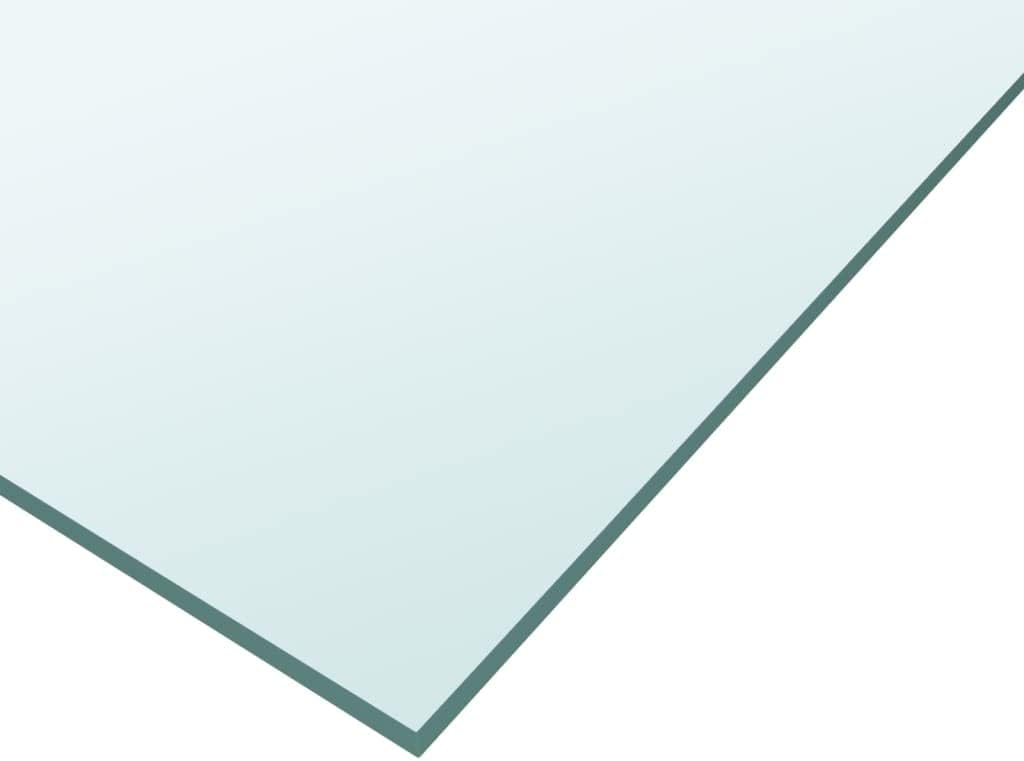 Tempered Glass Tabletop 60 x 60 cm - Elegant Square Table Surface for Dining, Coffee, Gold Home Decor - Durable, Stylish, Easy to Clean, Perfect for Modern Interiors