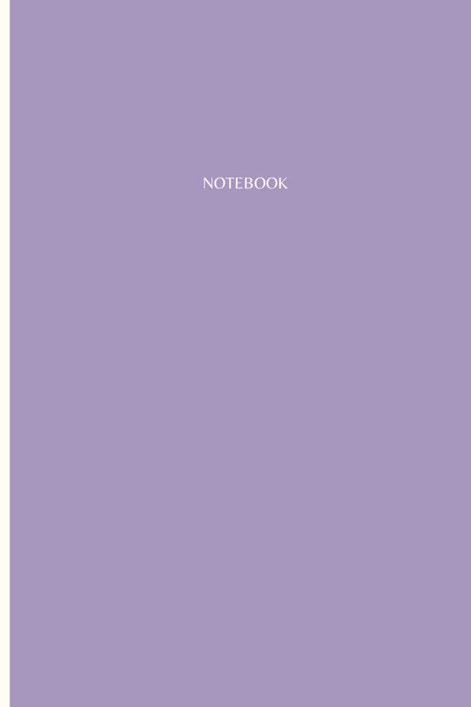 Notebook: Classic Dusty Lavender Notebook: Journal 120 Pages, College Ruled Lined Interior, For Office, For School, For Work, For Personal