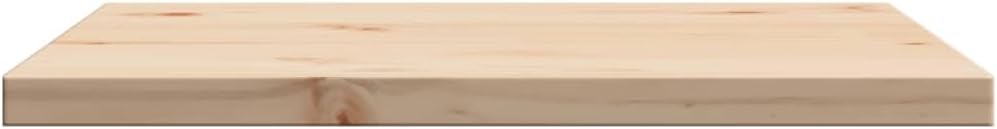 Homgoday Solid Pine Wood Square Tabletop 50 x 50 x 2,5 cm – Coffee Table Top, Dining Table Surface, Living Room Decor, Durable and Stylish Furniture Piece