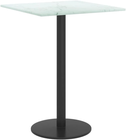 Marble Design Tempered Glass Tabletop 30 x 30 cm – Ideal for Dining, Coffee and Garden Tables – High Durability, Safe & Long Lasting Surface for Home Decor