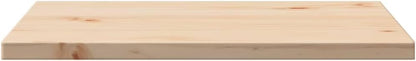 Replacement Dining Table Top, 40x40x1.7 cm, Square Coffee Table, Bar Table for Commercial Use, Solid Pine Wood, Brown, Ristorante & Home Dining Table