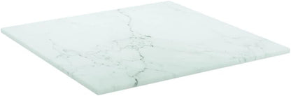 Marble Design Tempered Glass Tabletop 30 x 30 cm – Ideal for Dining, Coffee and Garden Tables – High Durability, Safe & Long Lasting Surface for Home Decor