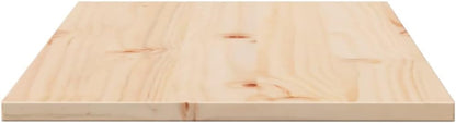 vidaXL Table Tops 2 pcs 80x40x1.7 cm Rectangular Solid Pine Wood - Rustic Wooden Tops for Dining Areas or Commercial Use - Easy-to-Clean and Unique Variations