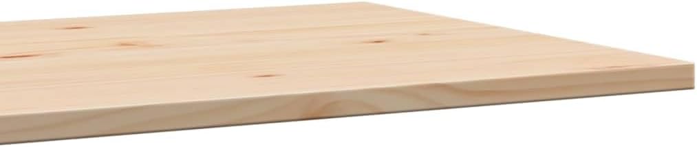 Replacement Dining Table Top, 141 x 80 x 1,7 cm, Set di 3, Rettangolare Wood Tabletop for Coffee Table, Ristorante, Bar Tavolo, Pine Wood, Brown, Versatile Side Table