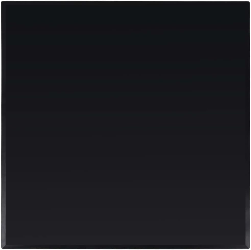 800 x 800 mm Tempered Glass Square Tabletop - Ideal for Dining, Coffee, Garden Tables - High Durability, Safe and Long Lasting for Home and Outdoor Use