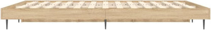 Lechnical Giroletto Rovere Sonoma 140x190 cm in Legno Multistrato,Mobili,Letti e Accessori,Letti e telai per Letti