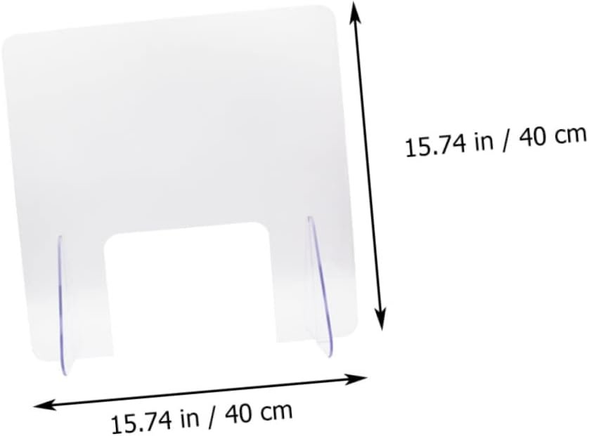 MAGICLULU Sneeze Guard for Desk Office Desk Screen Sneeze Guard Shield Easy Install Clean