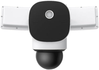 eufy Security Floodlight Camera E340 Wired, Security Camera Outdoor, 360Â° Pan & Tilt, 24/7 Recording, 2.4G/5G Wi-Fi, 2000 LM, Motion Detection, Built-In Siren, Dual Cam, HB3 Compatible, No Monthly Fee