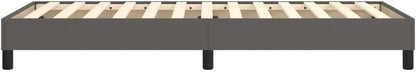 Lechnical Giroletto a Molle Grigio 90x190 cm in Similpelle,Mobili,Letti e Accessori,Letti e telai per Letti