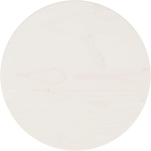 GOLINPEILO Round Table Top Solid Pine Wood, Replacement Table Top for Dining Table, Coffee Table, Home, Office, White Ø11.8"x1" Solid Wood Pine -677