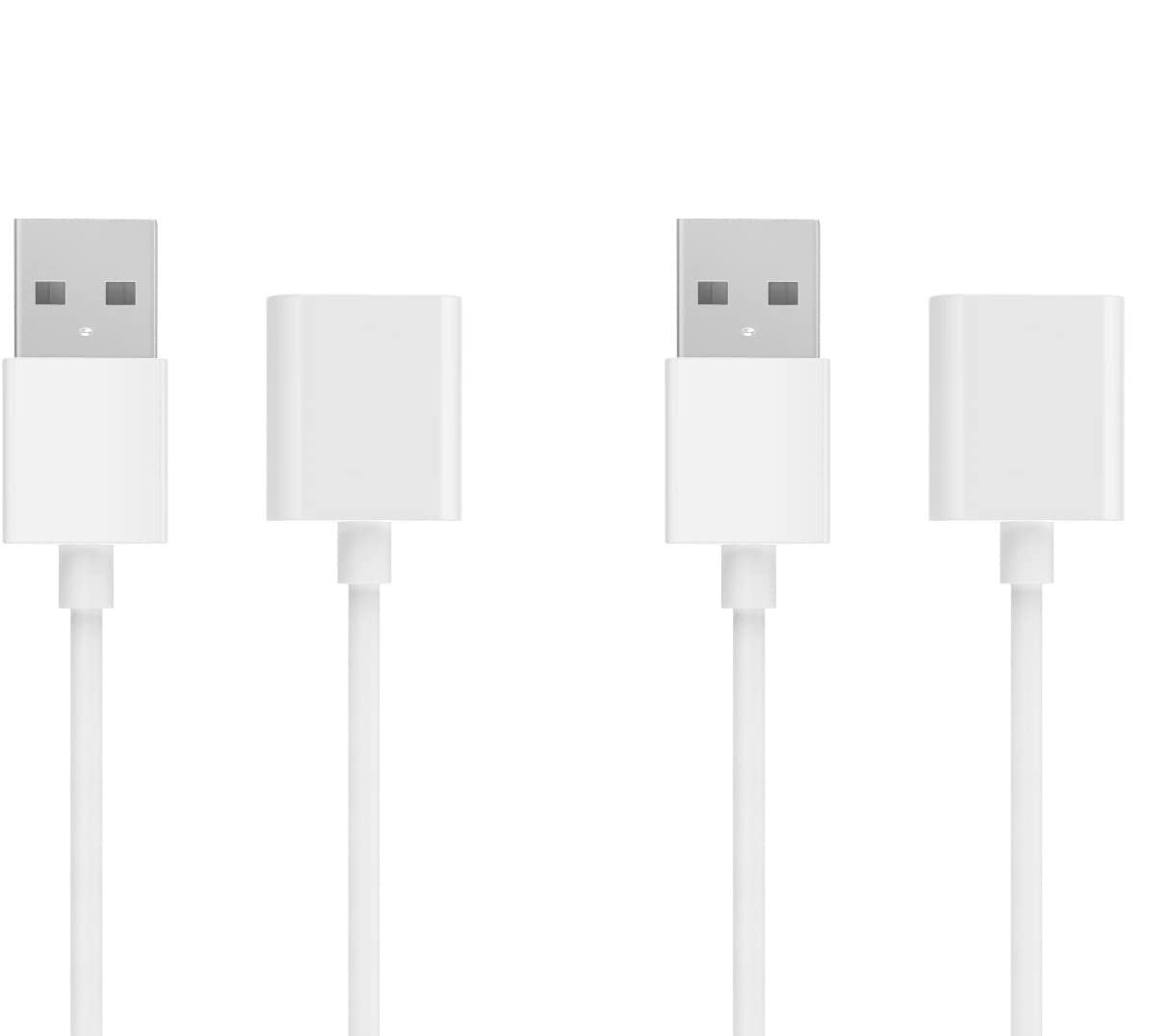 MoKo Charging Adapter Cable Compatible with Apple Pencil 1st, Connector Charger Compatible with iPad Pro 12.9 10.5 9.7 / iPad Air 3 / iPad Mini 5 2019 Pen Accessories, White