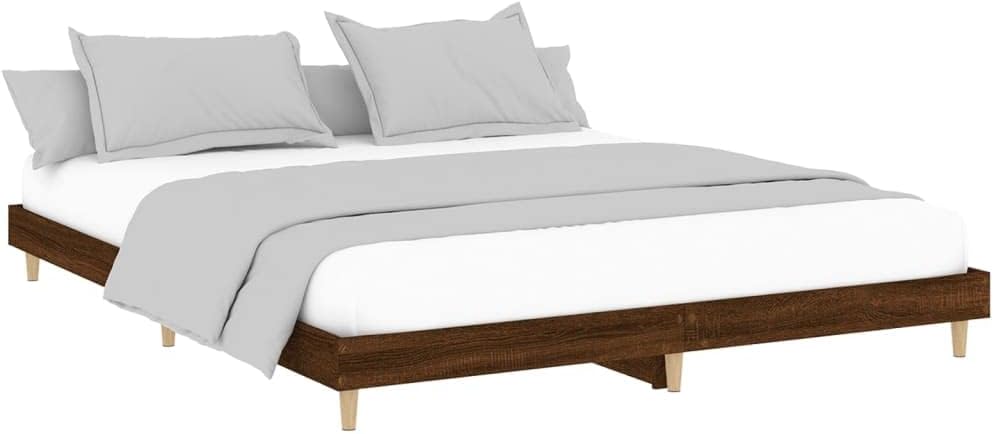 Lechnical Giroletto Rovere Marrone 120x200 cm in Legno Multistrato,Mobili,Letti e Accessori,Letti e telai per Letti