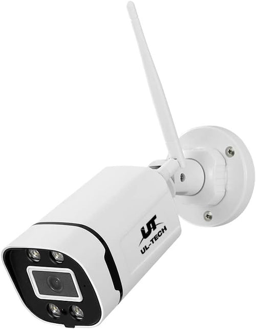 UL-Tech Security Camera, 3MP Full HD IP Wireless Surveillance Pet Cameras Hidden CCTV Monitor WiFi Home Safe Outdoor Indoor System, Support P2P with Built in Ir-Cut White