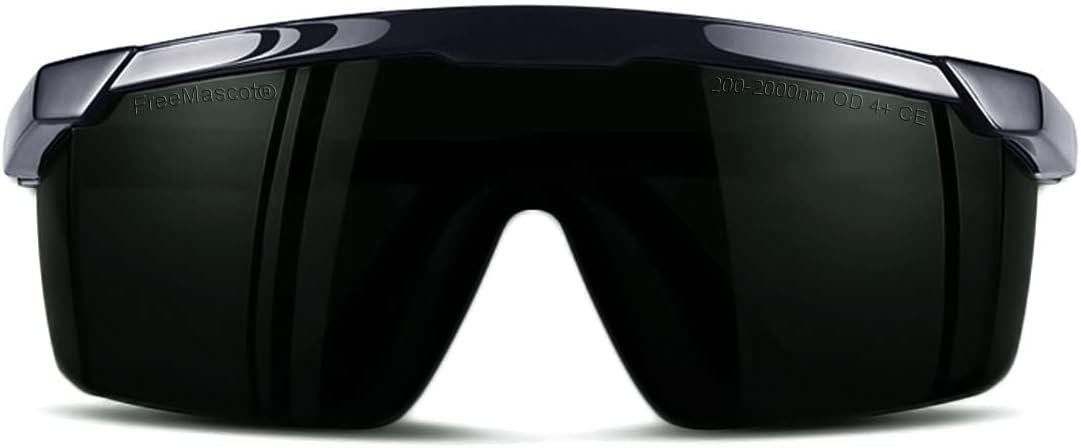 FreeMascot Red Light Therapy Glasses, 190-2000nm IPL Eye Protection for Hair Removal Treatment, Tanning Safety Glasses