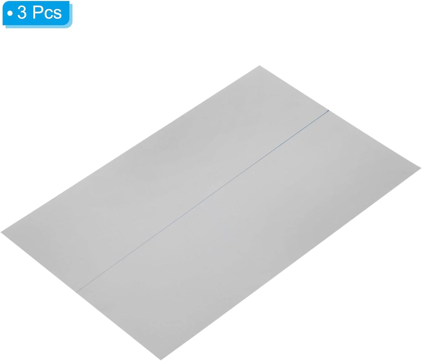 uxcell 10.1" Polarized Film Sheets, 3 Pack Adhesive Polarizer Linear Polarizing Filter for Screen, Photography, Lighting, 220mmx138.5mm, 90 Degree