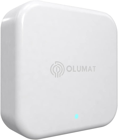 OLUMAT Wi-Fi Gateway, Smart Hub for Remote Control Door Lock with TTLock App, Wi-Fi Bridge Work with Alexa Google Home for Voice Control