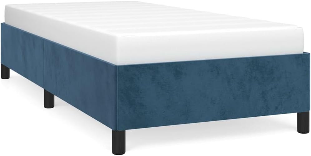 JUNZAI Giroletto Blu Scuro 90x200 cm in Velluto,Mobili,Letti e Accessori,Letti e telai per Letti