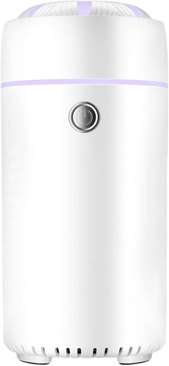 Portable Car Diffuser,Car Scent Aromatherapy Diffuser Humidifier - 7 Lights Air Purifier Adjustable Mist Output Travel Auto Freshener for Home Workplace