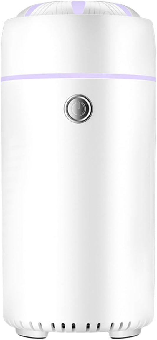 Portable Car Diffuser,Car Scent Aromatherapy Diffuser Humidifier - 7 Lights Air Purifier Adjustable Mist Output Travel Auto Freshener for Home Workplace