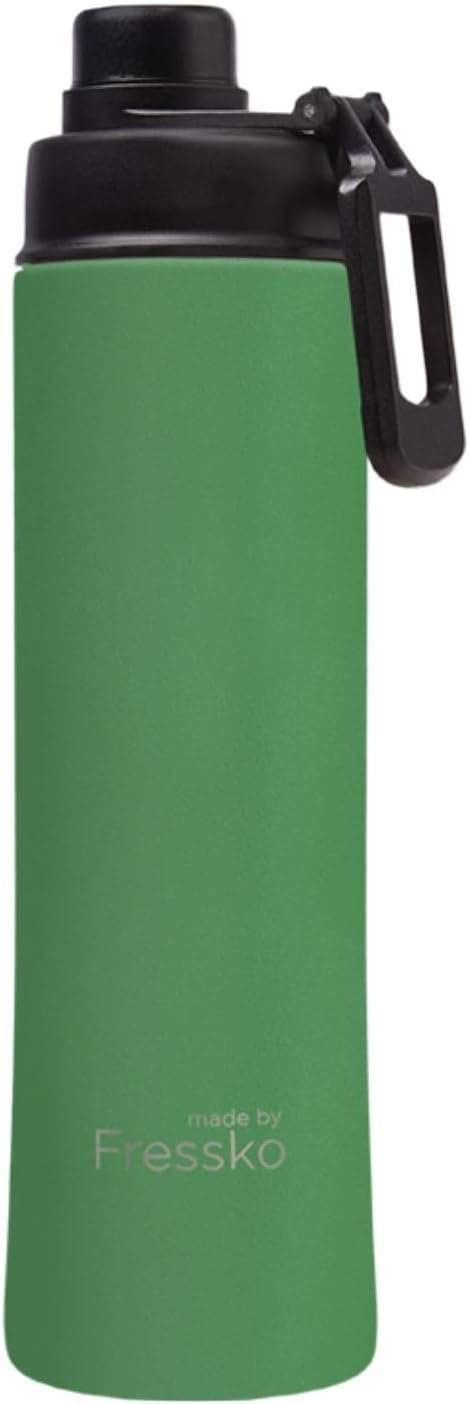 made by Fressko |Move Wide Mouth Insulated Stainless Steel Water Bottle-Clover | with Sip Lid | 22 oz 660ml |BPA-Free | Leak Proof Lid