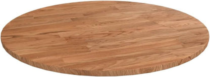 Replacement Round Dining Table Top, 40 cm Diameter x 1,5 cm Thick, Light Brown Oak Wood, Ideal for Coffee Tavoli, Ristoranti, Bar, Commercial Use, Durable and Stylish