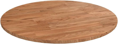 Round Oak Wood Dining Table Top Replacement – 40 cm Diameter, 1,5 cm Thickness, Light Brown – Perfect for Coffee Tables, Ristoranti, Bar and Commercial Use.