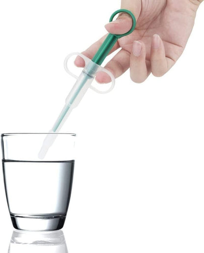 Green Pill Guns for Dog and Cat, Pet Piller Guns Dog Pill Shooters Cat Tablet Soft Tip Syringes Pet Medicals Feeding Dispenser Tool for Small Animals,Cat Pill Shooter,Feeding and Watering Supplies