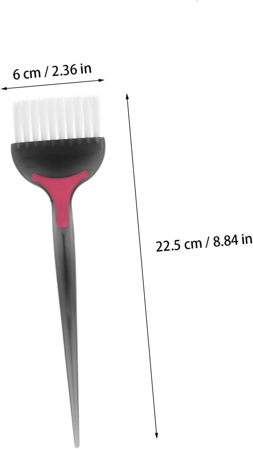 VALICLUD 4 Pezzi Pennello Per La Cura Della Per Forniture Per Saloni Dispettoso Spazzola Per Pettine Attrezzo Barbiere Olio Casa Moribondo Nero Abs